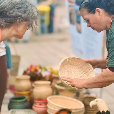 Cultura Guarani mobiliza público e cria espaço de troca no Brique da Redenção